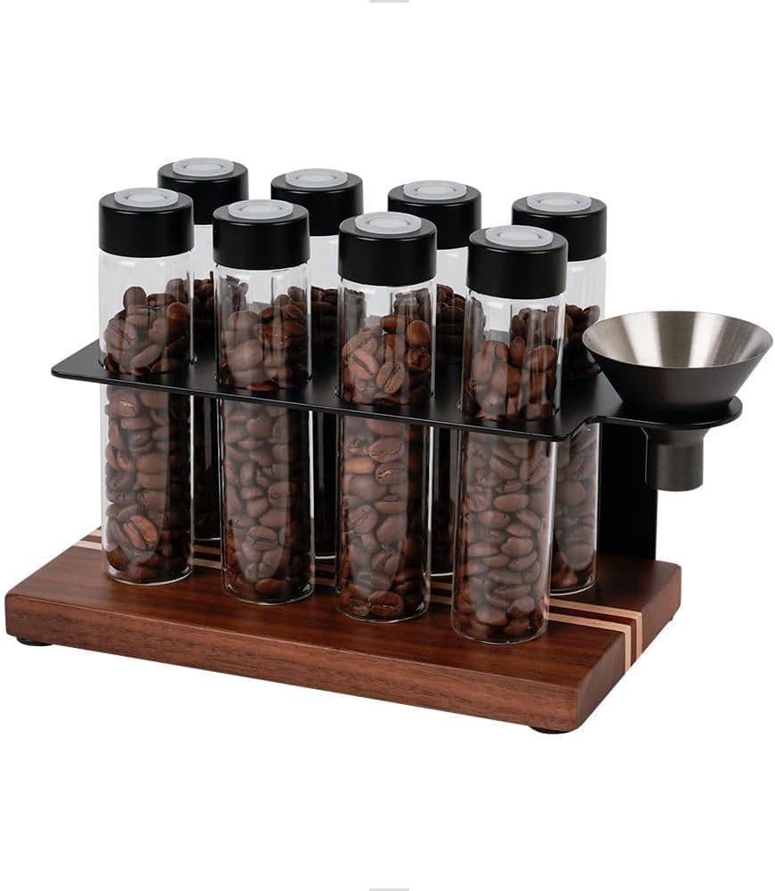 10 Frascos Vidrio Dosis Única Café con Válvula