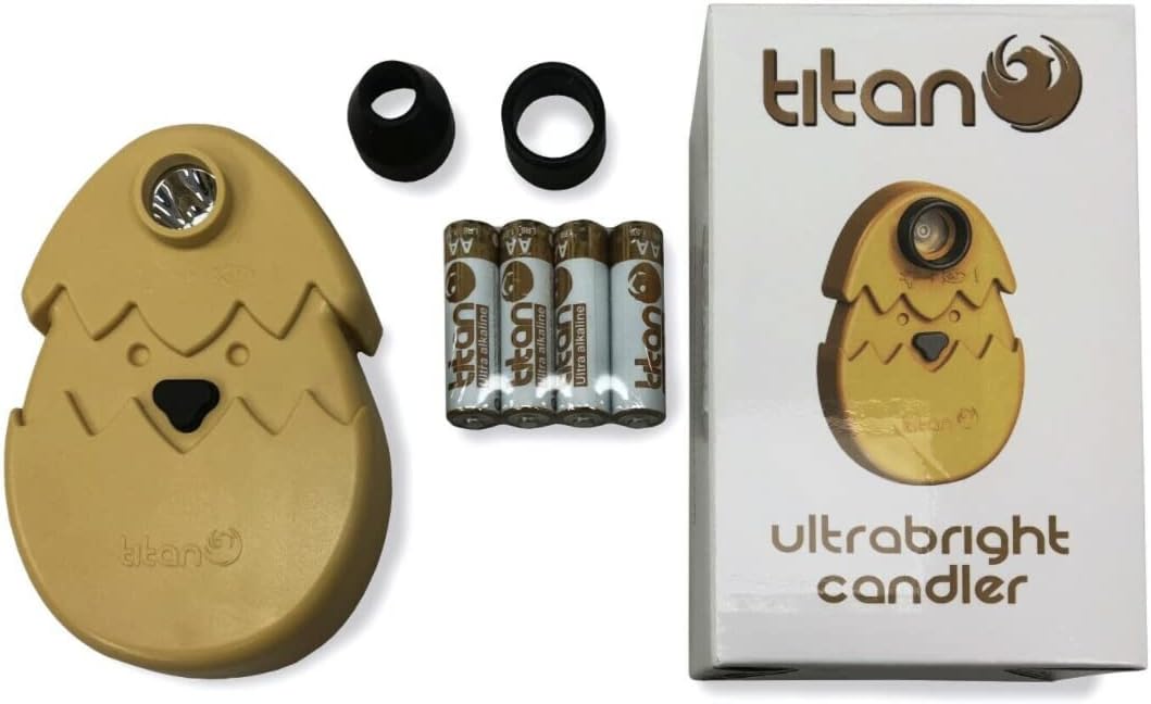 Incubadora vela huevo pollo ultrabrillante con pilas