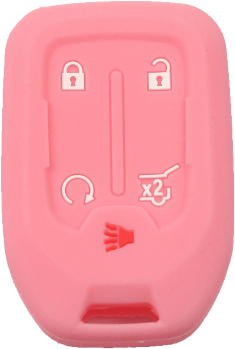 2 Fundas Silicona Llavero Inteligente Comp GMC Acadia Negro