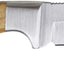 Cuchillo caza deportivo hoja 4pulg satinada virola acero