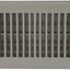 Cubierta ventilación piso 4x10pulg acero sólido marrón