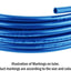 Tubo freno aire nailon SAE J844 3/8" x100pies aprobado DOT