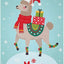 Banderas jardín tela llama Navidad 12x18" poliéster