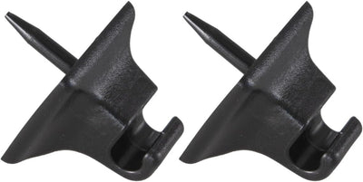 2 Clips Retención Visera Solar Ford Mustang 85-04 Negro
