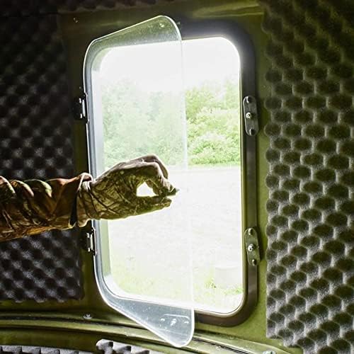 Sistema ventana enmarcada ciego caza