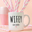 Taza café para parejas 11oz compromiso boda aniversario