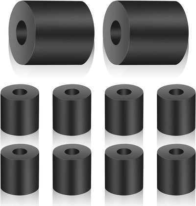10 Espaciadores Goma Neopreno 1x3/8x1 Pulg para Auto Motor
