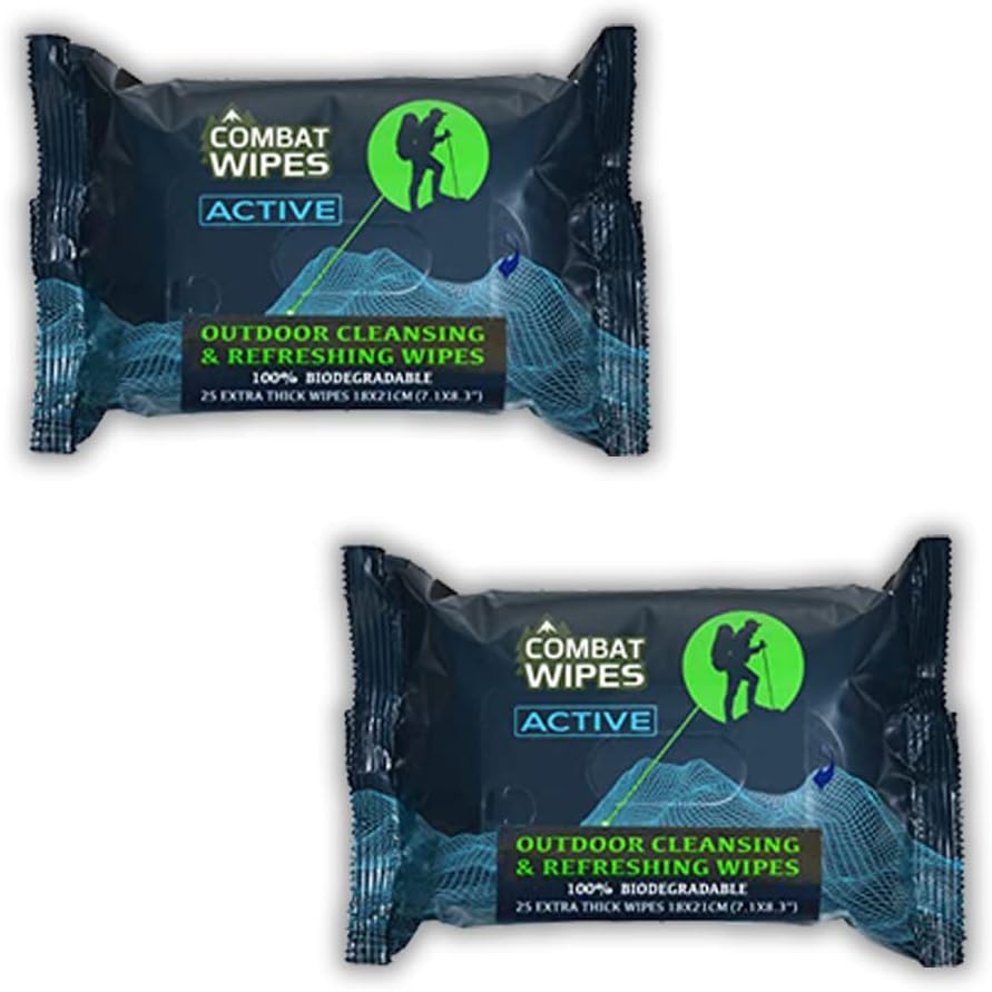 Toallitas húmedas biodegradables con aloe camping