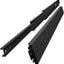 Corredera cajón acero negro 40" 3 pliegues