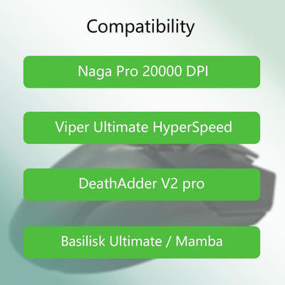 Cable carga mouse Razer Naga Pro Viper Ultimate DeathAdder V2
