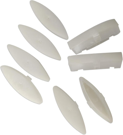 Kit reemplazo parachoques asiento inodoro 8 pzas comp Kohler