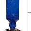 Botella antigua azul cobalto para colibríes 16oz