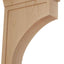 Soportes madera aliso 2.5x7x10pulg