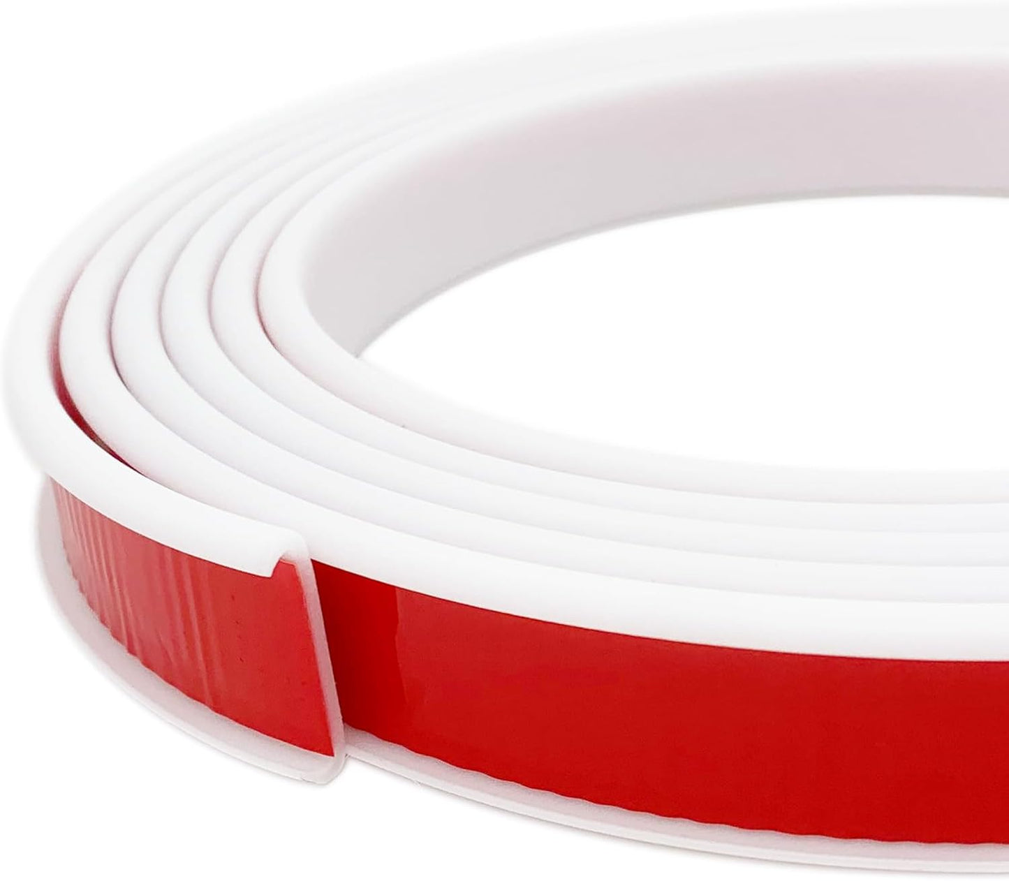 Bandas U madera contrachapada autoadhesivo 20ft blanco