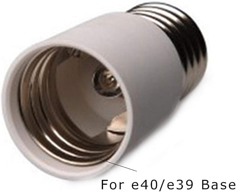 3 Adaptadores Mogul/Goliath E39/E40 para lámpara