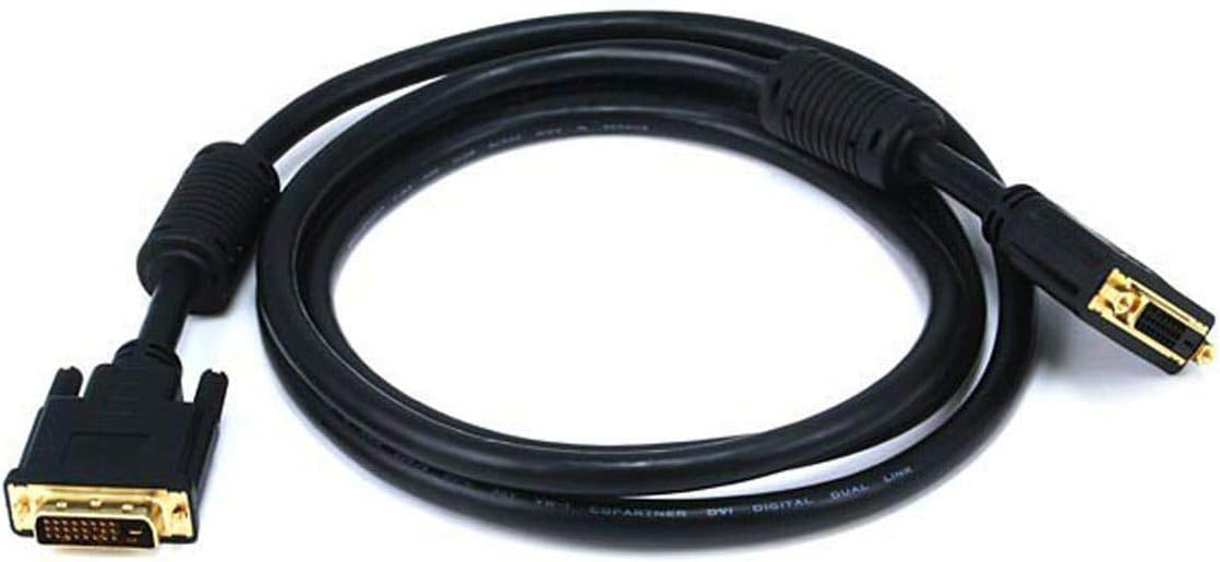 Cable extensión DVI-D M/F 28AWG 6ft negro