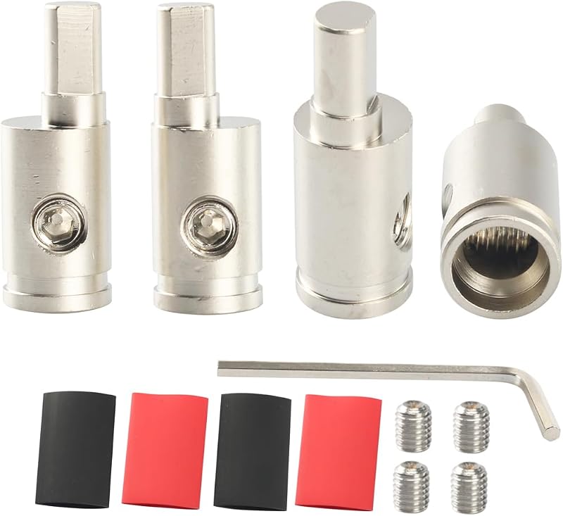 Reductor compensación 4ga latón niquelado audio