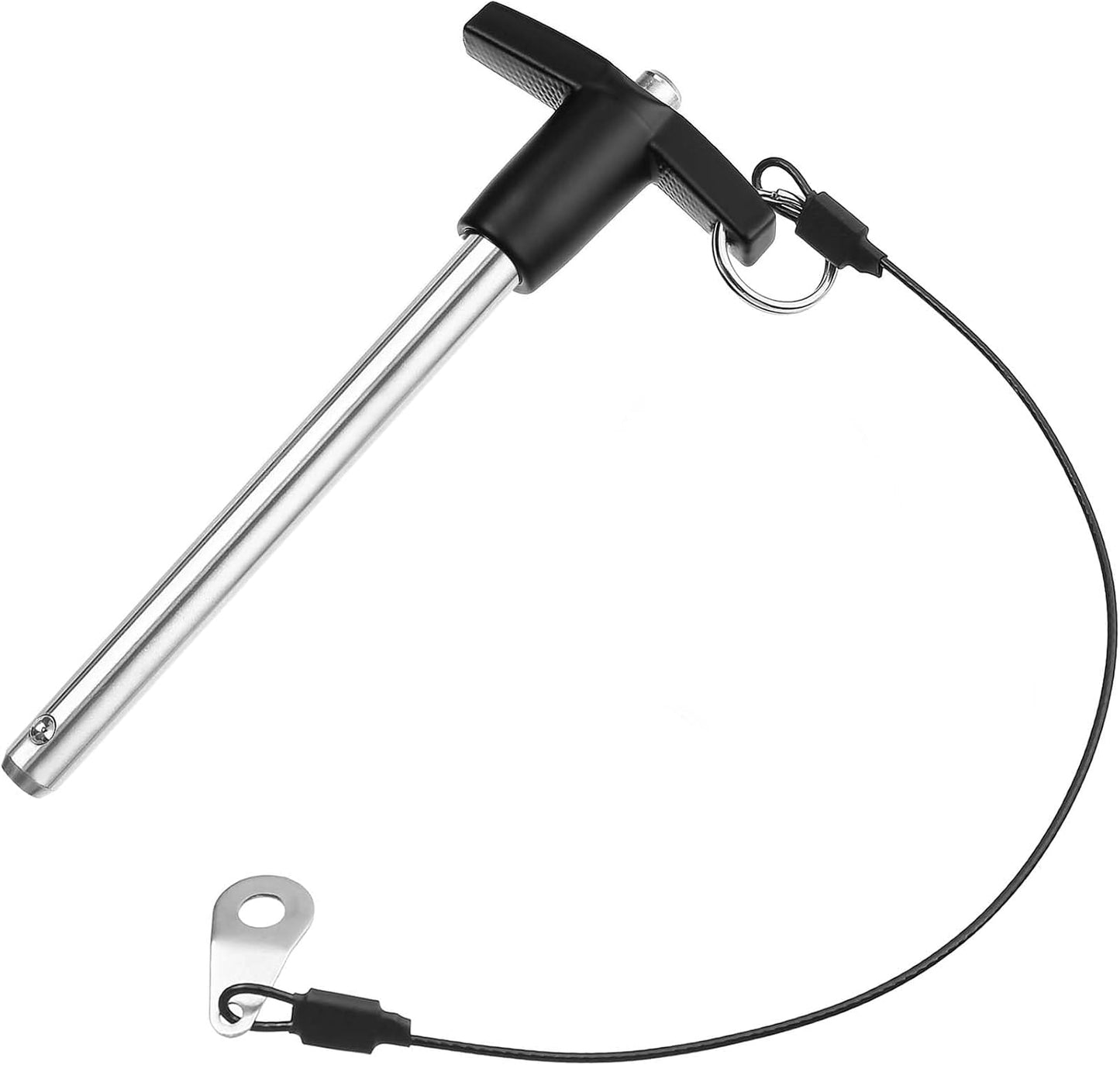 Pasador liberación rápida mango T 3/8pulg acero inox botón presión