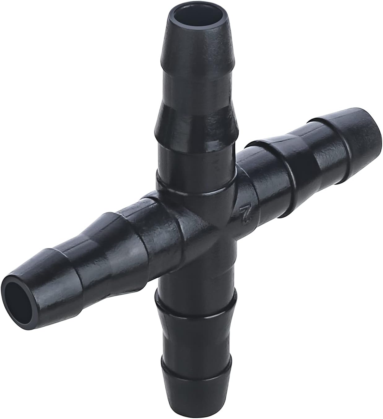50 Conectores 1/4" 4 vías para riego por goteo