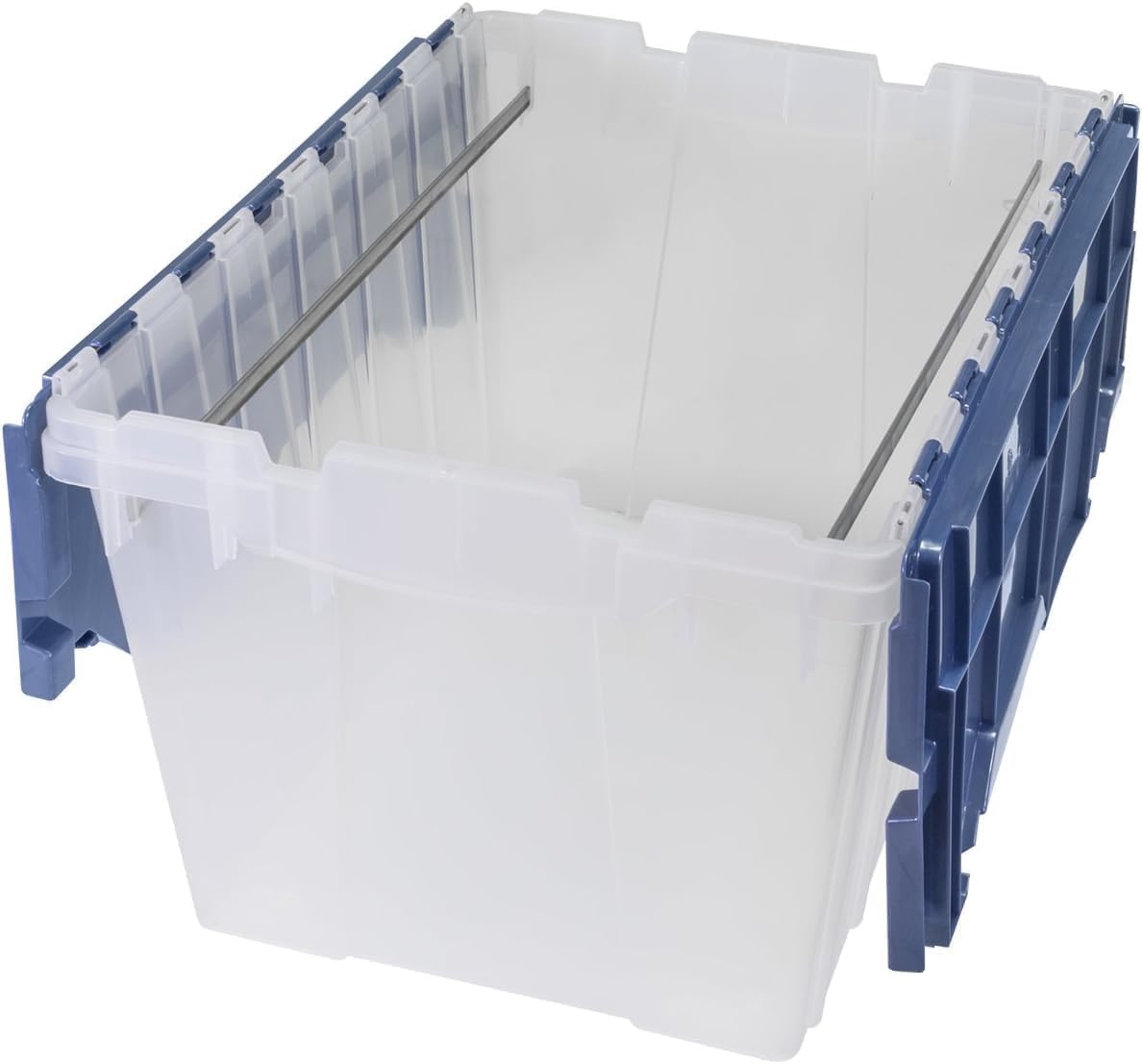 Caja plástico 12gal 21.5x15x12.5pulg semitransparente