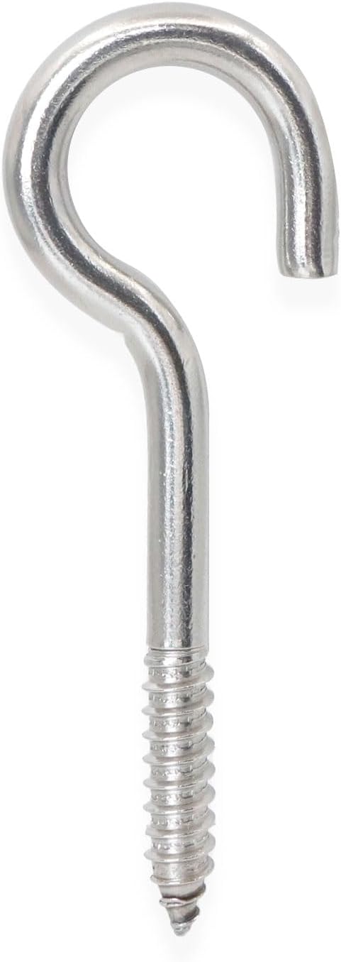 10 Pzas Ojal Acero Inox 304 4.7pulg para Madera y Soportes