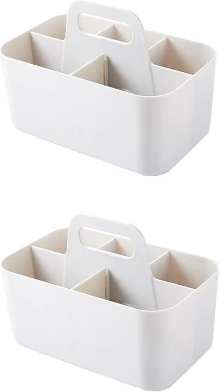 2 Pzas Organizador Ducha Plástico 9.76x6x6.7pulg Blanco