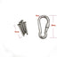 Kit ganchos hamaca acero inox 316 para pared/techo