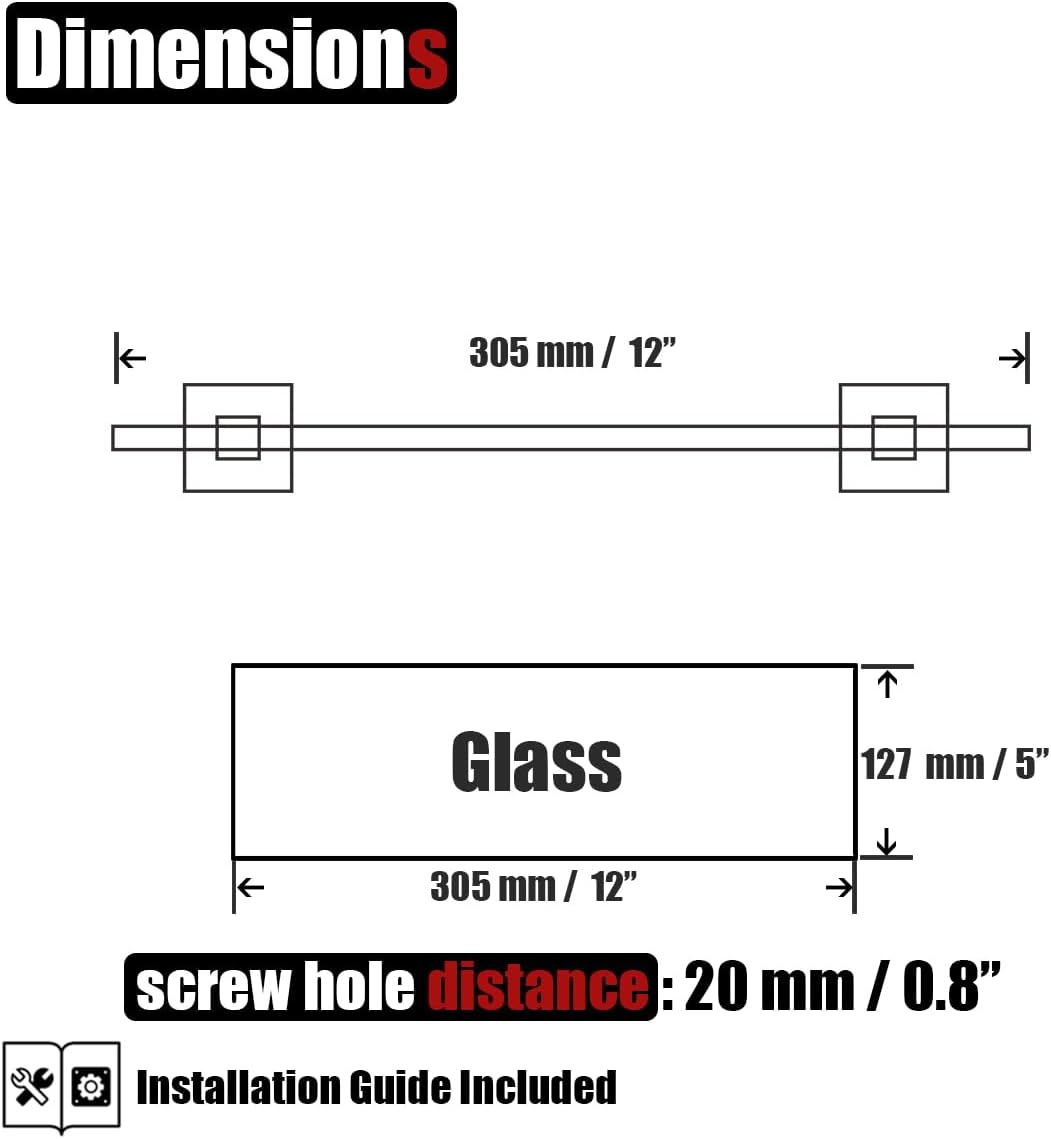 Estantería baño vidrio templado dorado 12x5pulg acero inox