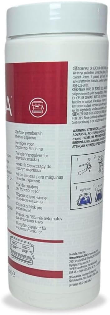 Polvo limpiador profesional para máquina de expreso 566g