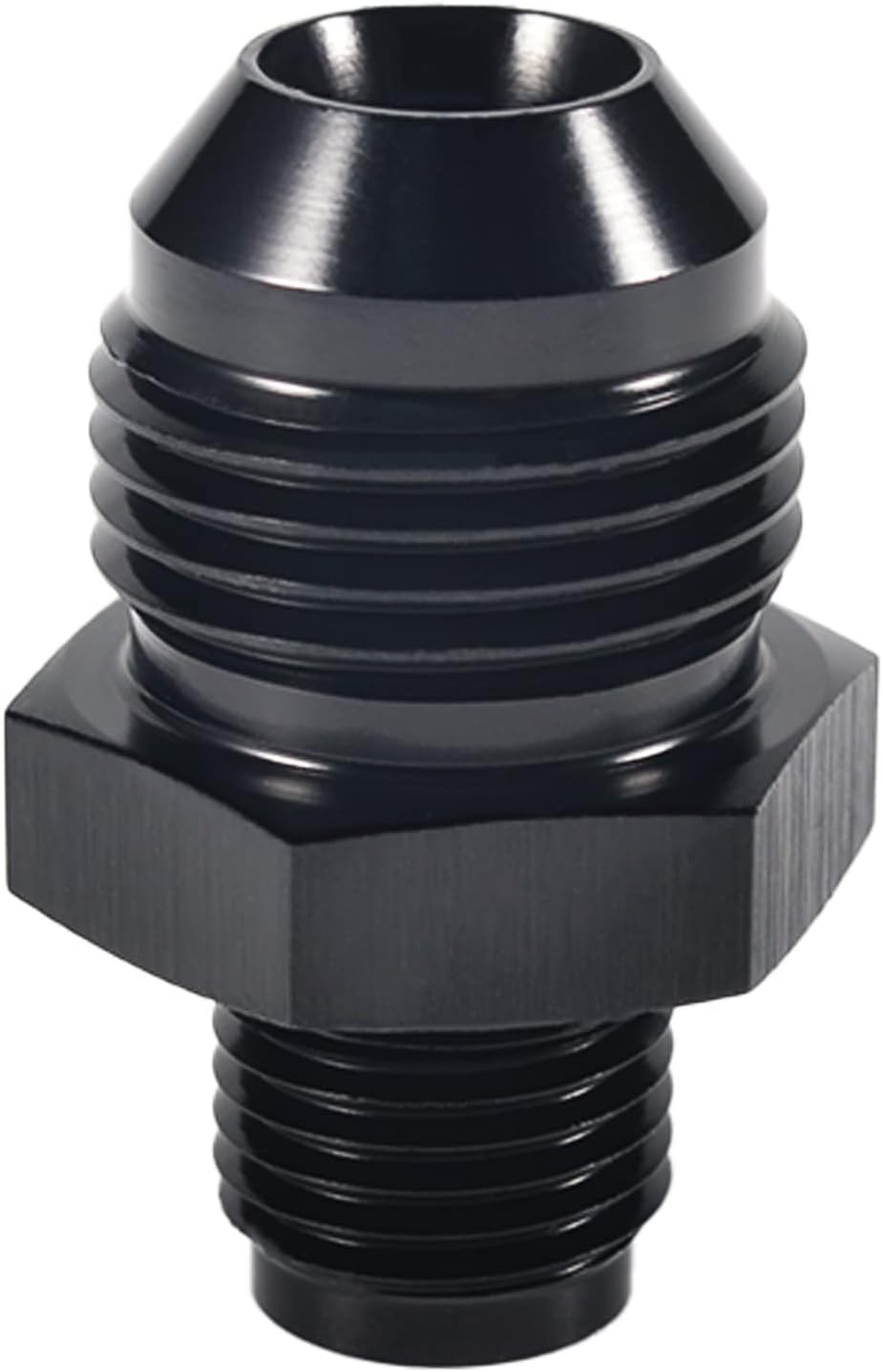 Adaptador rosca invertida 1/2x20 conector aluminio negro