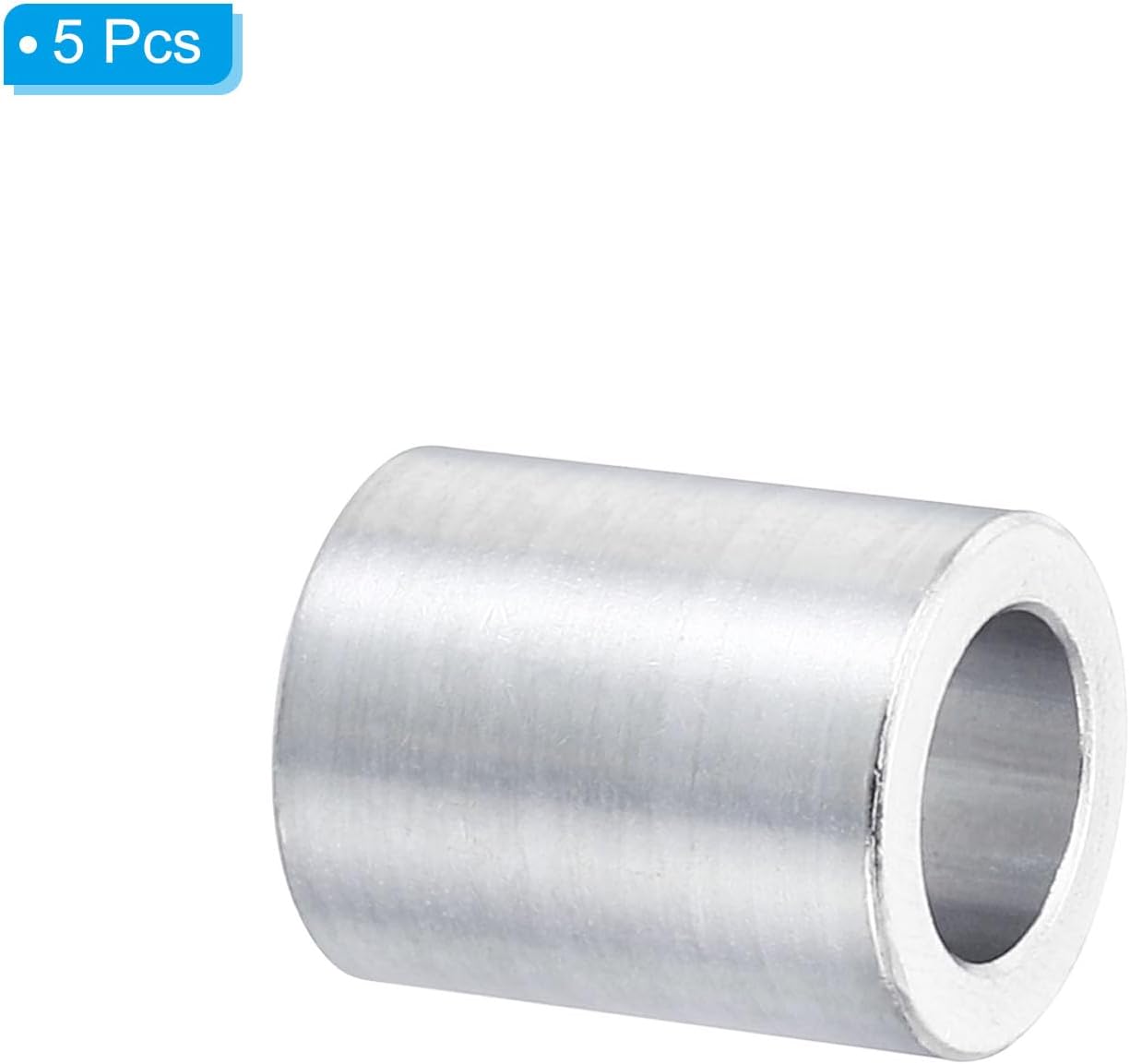 Espaciadores aluminio M10 5 pzas 0.4x0.63x0.79pulg