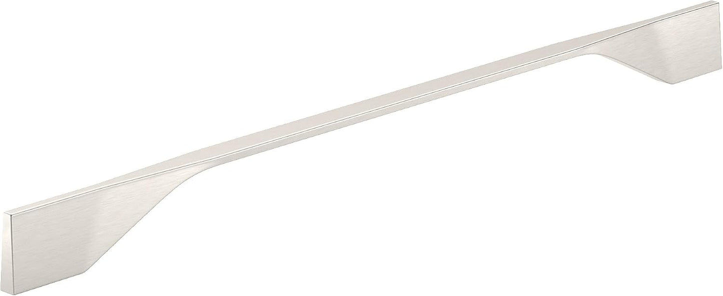 Manija rectangular níquel cepillado 11 3/8 a 12 5/8 pulg