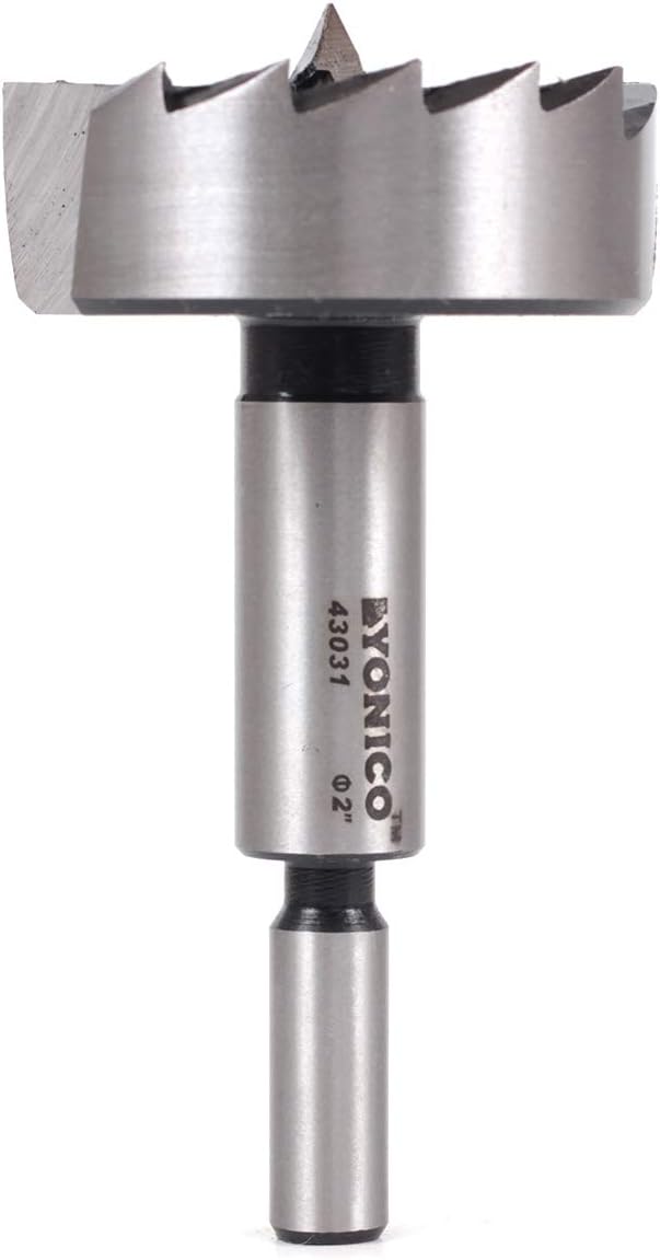 Broca Forstner 2pulg acero vástago 3/8pulg