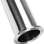 Tubo acero inox 304 con abrazadera triple 5.08cm y reborde