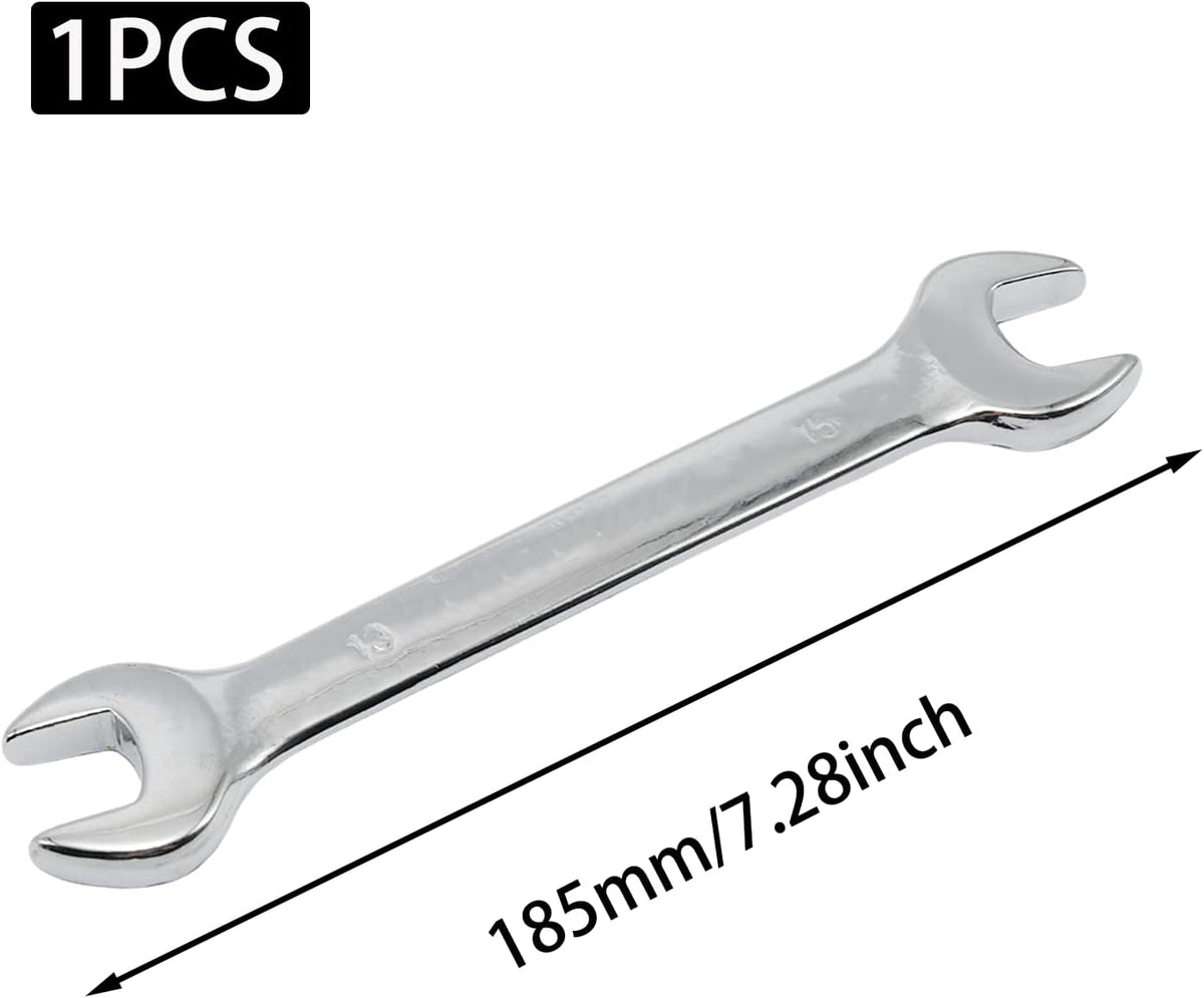 Llave extremo abierto doble cabeza métrica 0.512x0.591pulg