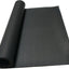 Rollo suelo goma reciclada 1/4" x4x13 ft Negro