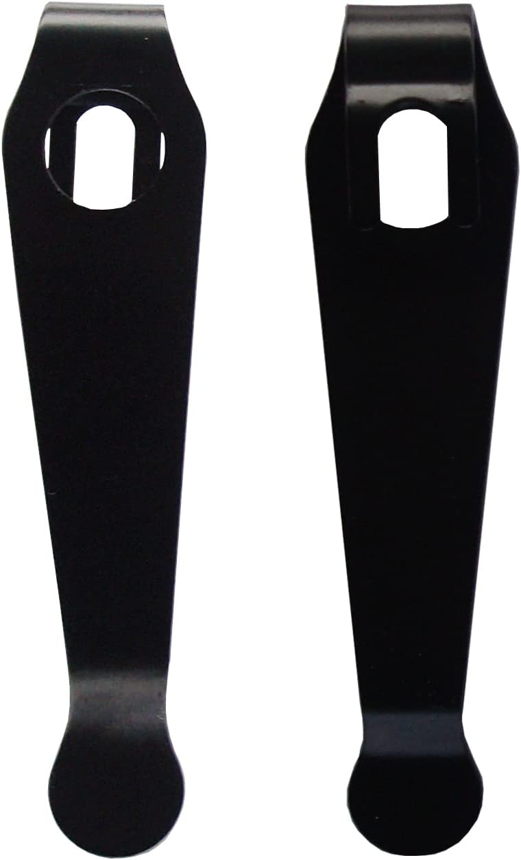 Clip bolsillo trasero cuchillo plegable EDC 2 Pzas