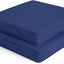 2 Cojines Asiento Exterior 20x20x3" Impermeables Azul