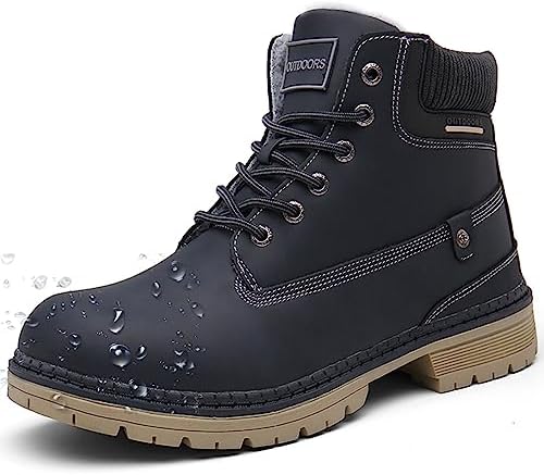 Botas nieve unisex forro piel cálida antiderrap