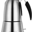 Cafetera eléctrica Moka acero inox con termostato STRIX