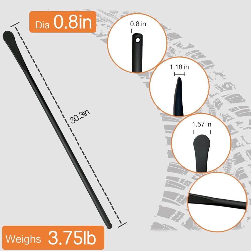 2 Cucharas Neumáticos 30" 3/4" Herramientas Cambio Rápido
