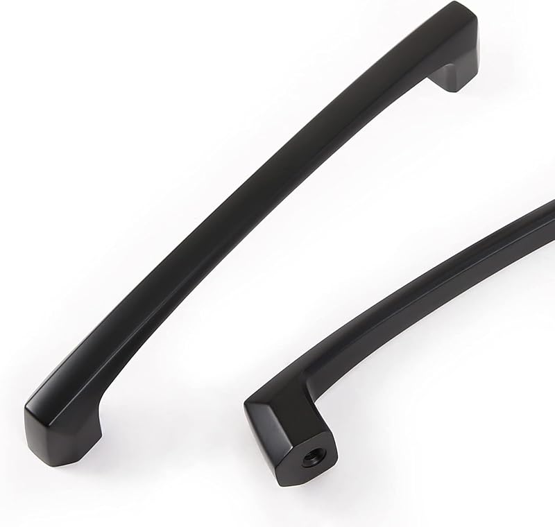 20 Manijas Cocina Negro Mate 5pulg Accesorios Gabinetes