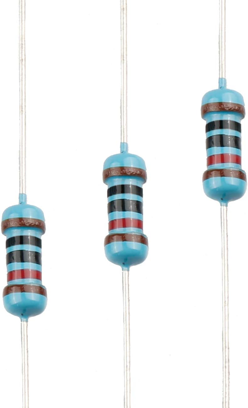 100pcs resistencia 120 ohmios 1/4w película metálica