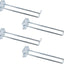Ganchos tablero clavijas 3/8pulg acero resistente 1.5pulg