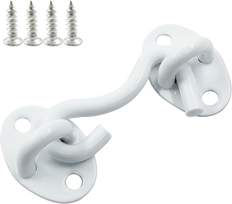 Cerradura gancho 2pulg acero inox para puerta granero