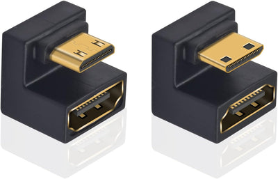 Adaptador HDMI U 180 grados macho hembra 8K 4K 1080P paquete 2