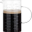 Taza medidora vidrio borosilicato 33.8oz con mango aislado