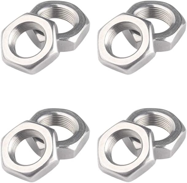 Tuercas hex 3/8-24 acero inox 304 resistentes corrosión set 10
