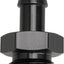 Adaptador manguera 5/16 macho aluminio negro