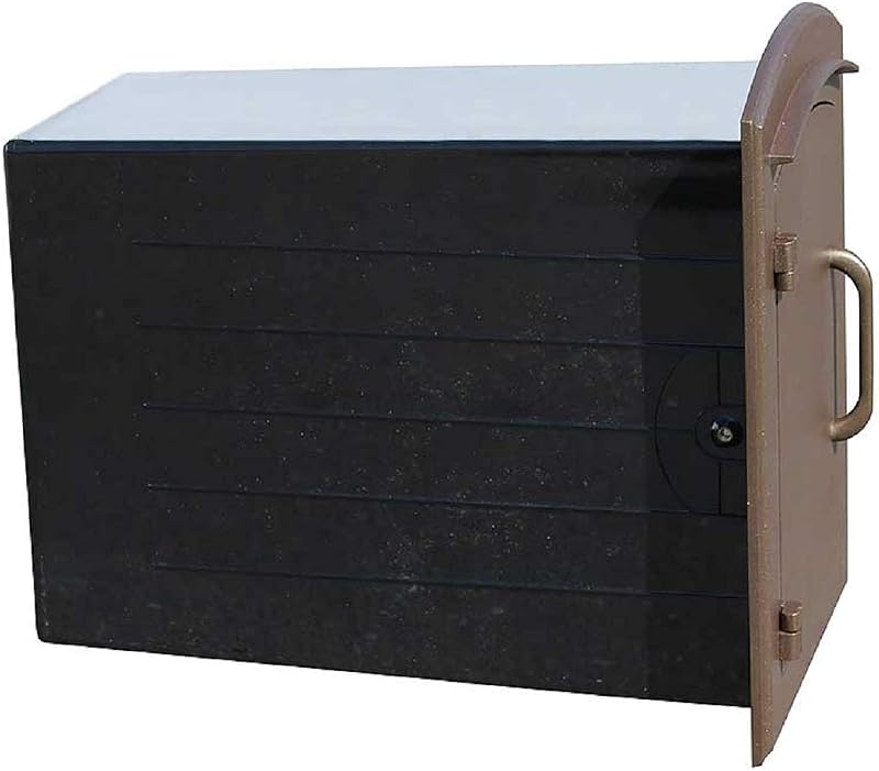 Buzón puerta sin bloqueo negro modelo MC-1402-BLK